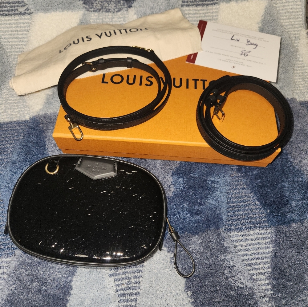 Louis Vuitton belt and shoulder bag